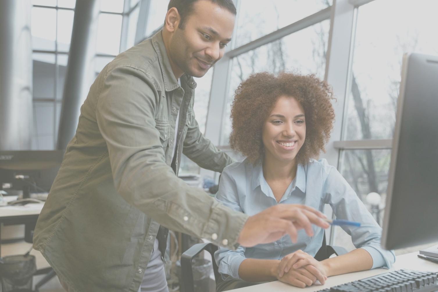 Professional presenting financial dashboard and analysis results